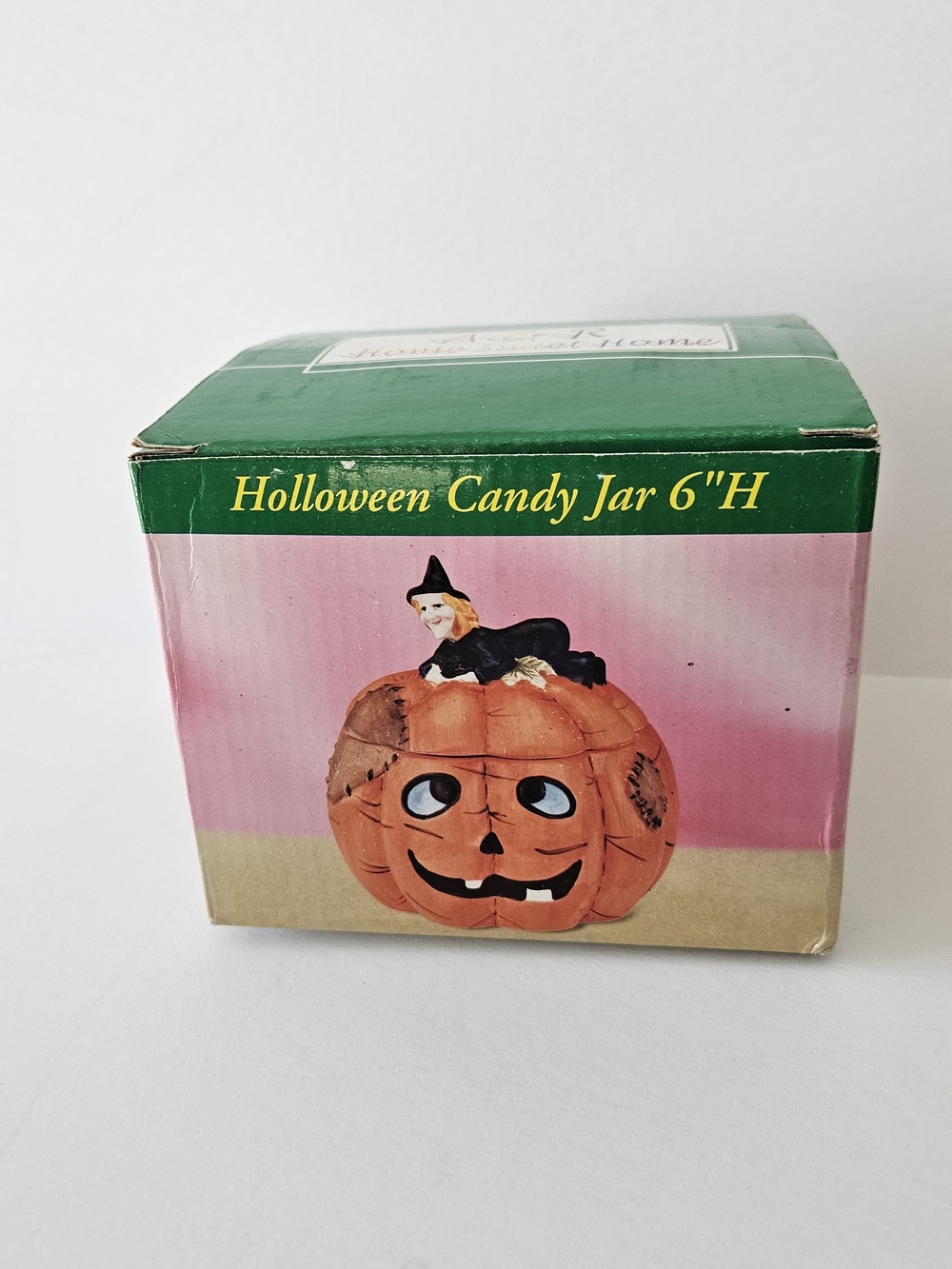 Halloween Pumpkin Candy Jar - Orange Kids Costume Accessory